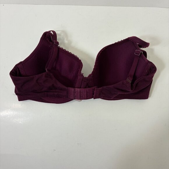 Victoria’s Secret Burgundy Lined Demi Size 32D - Picture 5 of 8